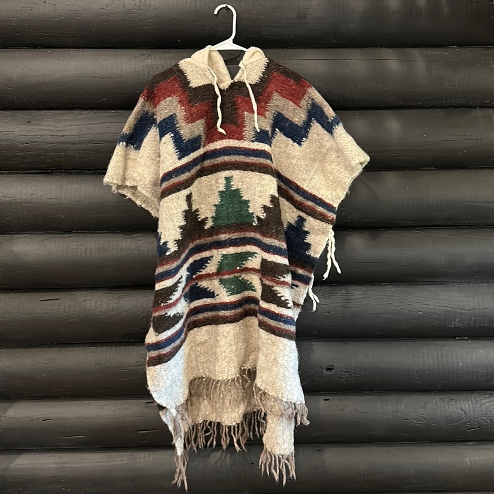 Authentic Alpaca Guatemalan Poncho